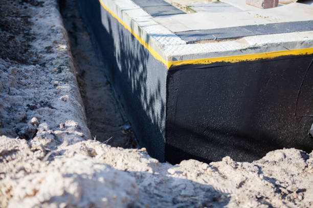 Residential Waterproofing installation at a Martinsburg, OH home by SJ Waterproofing Pros